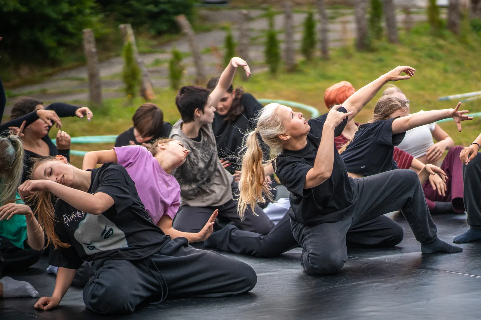 Tanečníci D&D School při soustředění