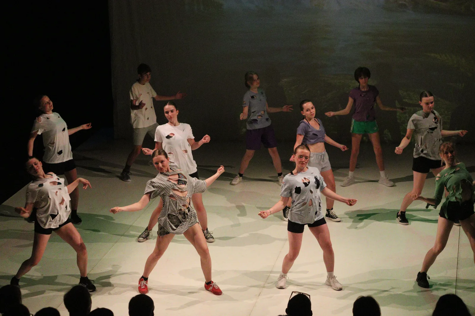 Tanečnice Street4Teens při choreografii